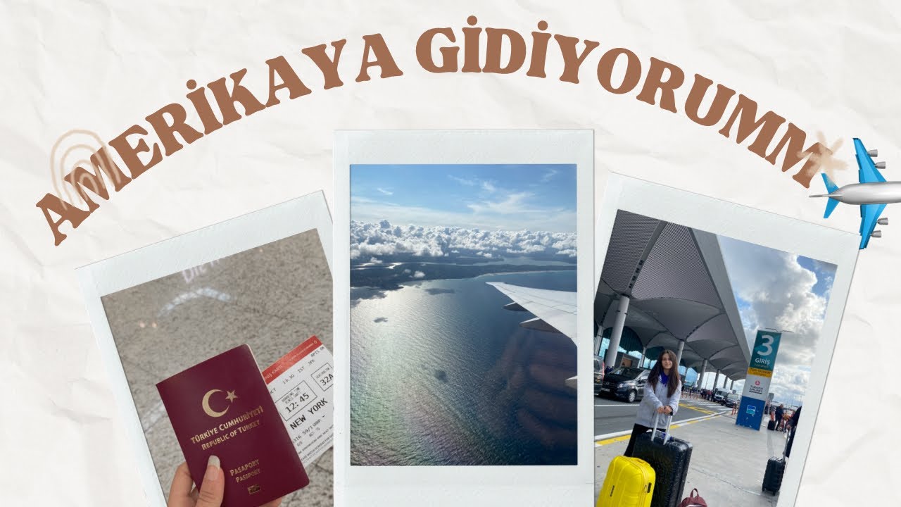 AMERİKA’YA GİDİYORUM🇺🇸🗽NEW YORK’A 11 SAAT UÇAK YOLCULUĞUM VE DAHA FAZLASI.