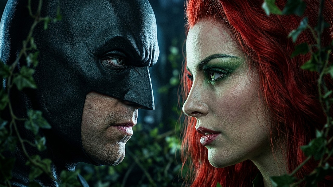 BATMAN X POISON IVY SECRET GARDEN(concept a.i)
