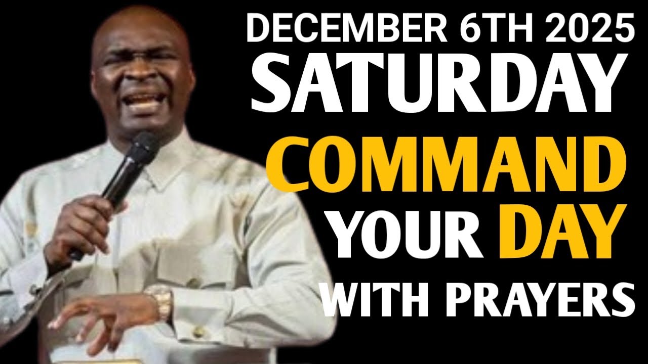[Saturday 6th December,2025]Start Your Morning With Prayer Spiritual Prayer By Apostle Joshua Selman
