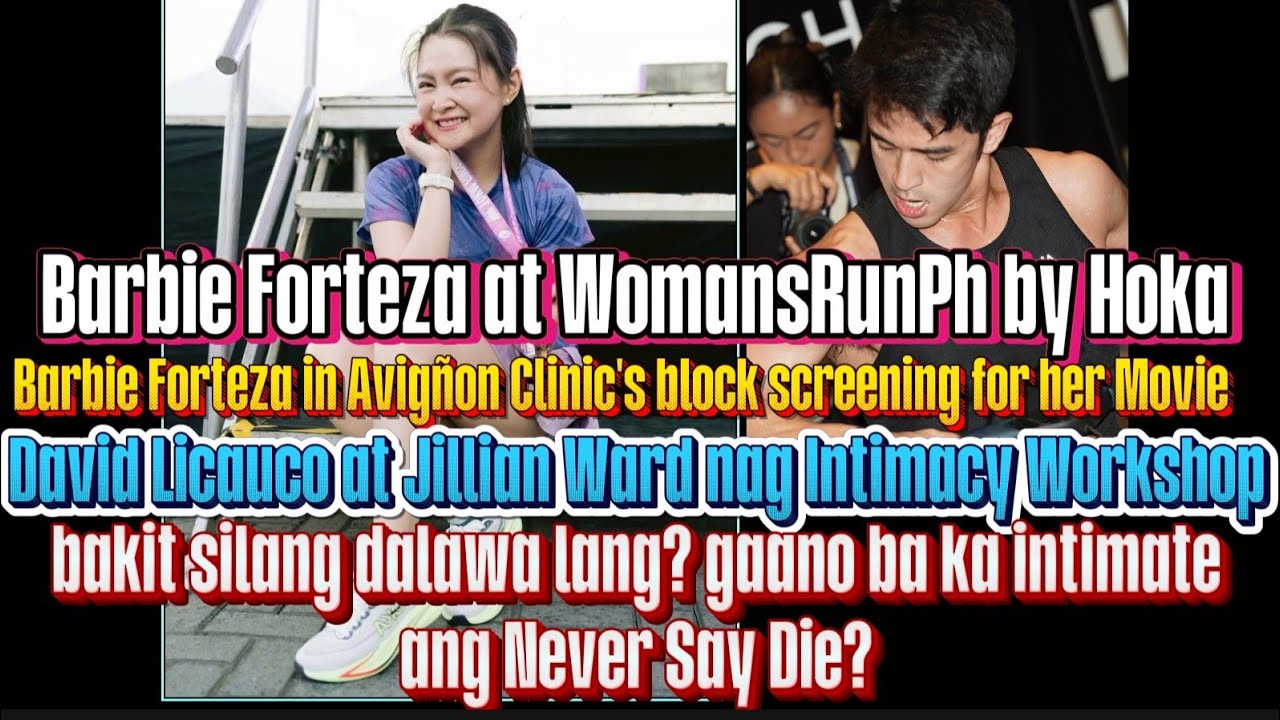 Barbie Forteza sumabak sa WomanRunPh by Hoka Philippines 👟🥈 Barbie Forteza dumalo sa block screening