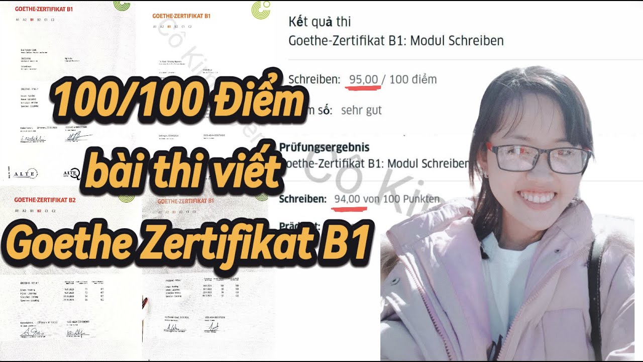 Cách mình đã giúp các học viên đạt điểm tối đa trong kỳ thi Goethe-Zertifikat B1 ‎Schreiben
