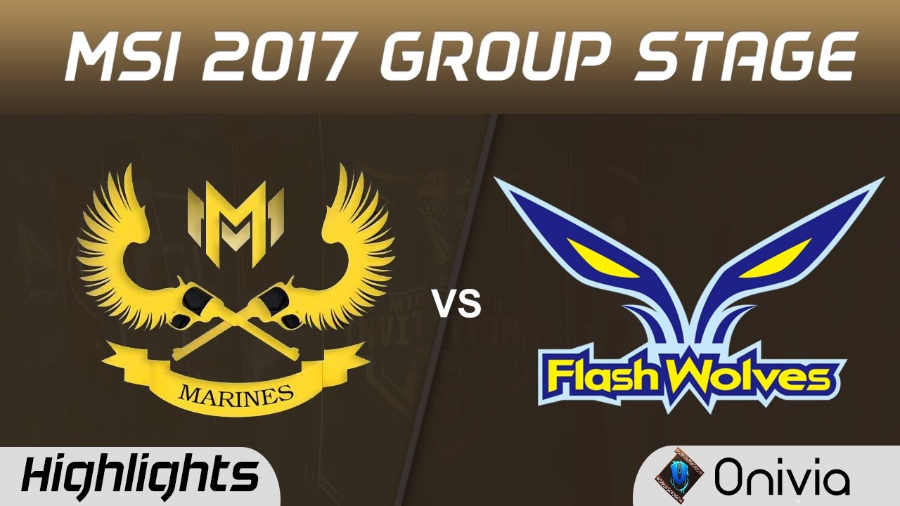 GAM vs FW Highlights MSI 2017 Group Stage Gigabyte Marines vs Flash Wolves by Onivia