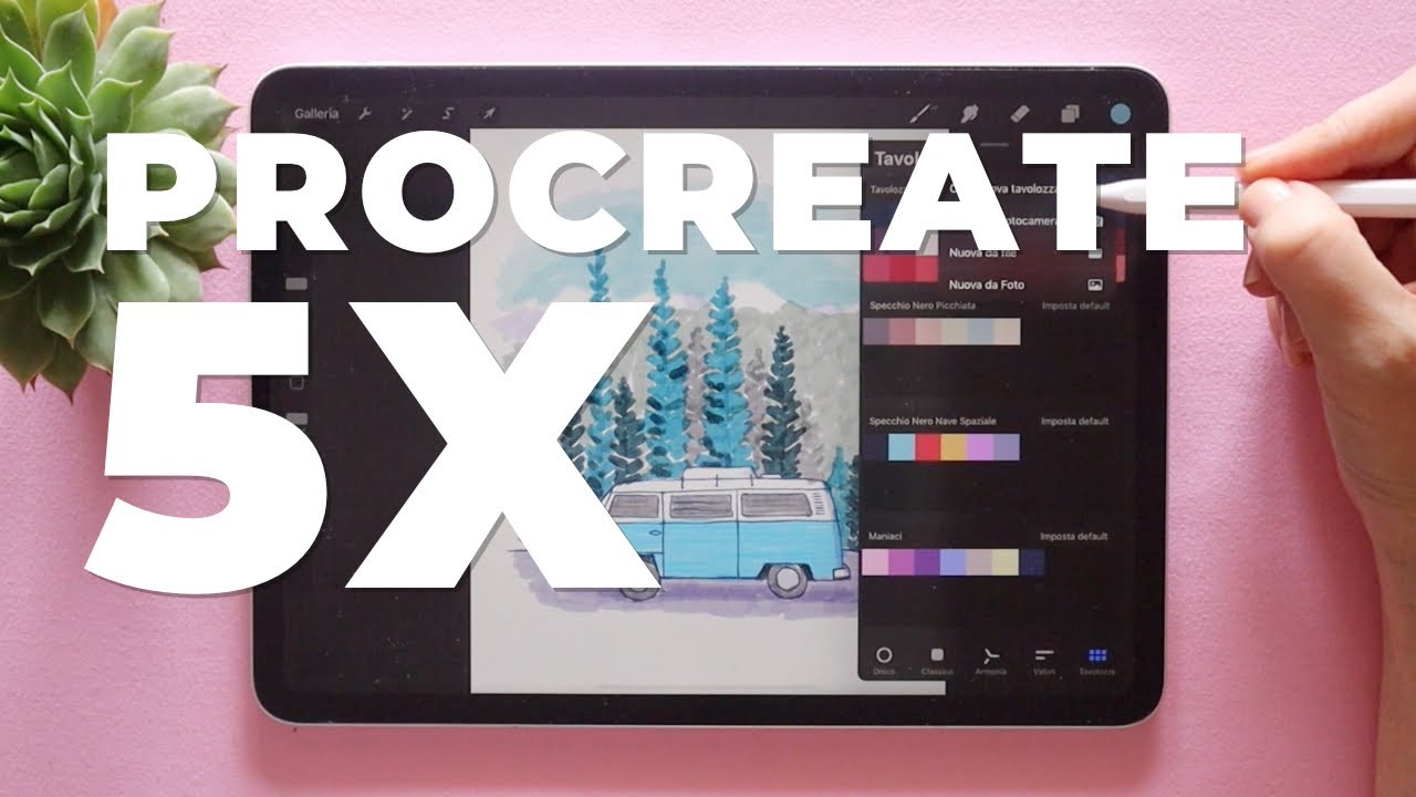 Procreate 5X, onestamente. Una carrellata delle nuove funzioni