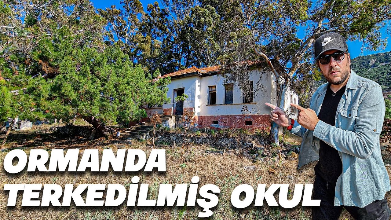 ISSIZ ORMANDA TERKEDİLMİŞ KÖY OKULU I SANDİMA KÖYÜ