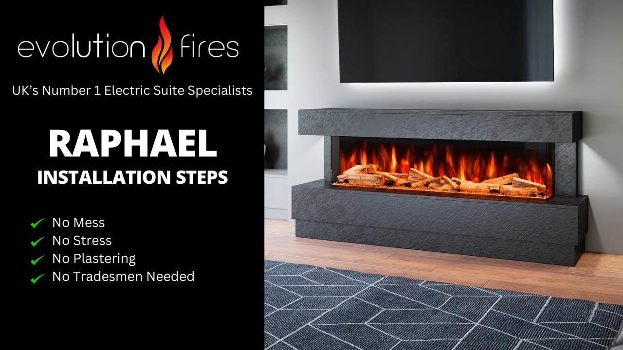 Raphael Electric Suite Featuring the 1500 Advance Series Panoramic Fire