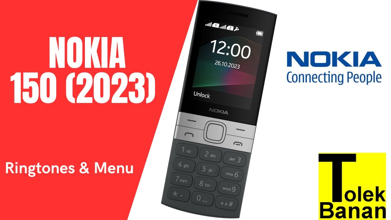 Nokia 150 (2023) - Unboxing / Menu & Ringtones / Dzwonki  - Classic Phone