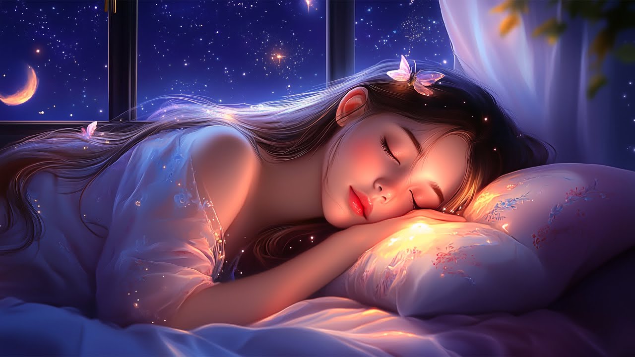 (No Ads) Fall Into Deep Healing Sleep | Anxiety Relief | Melatonin Release | Stop Overthinking