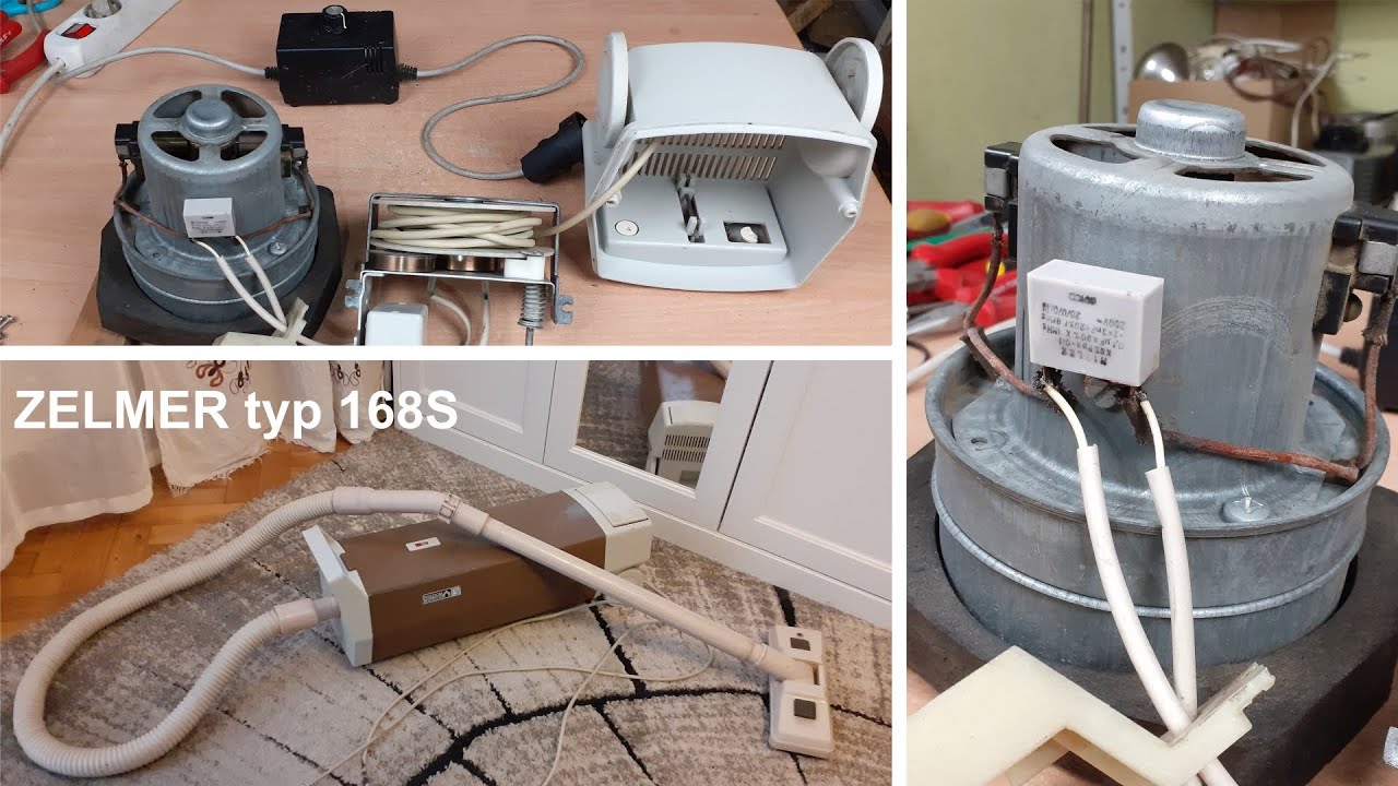 Montaż odkurzacza Zelmer typ 168s z 1982 r.