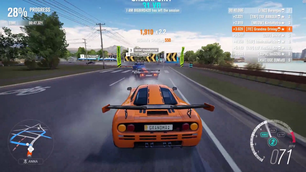 Forza Horizon 3 PC - Mclaren F1 [S1 Class] Multiplayer Race Gameplay + Top 10 Rivals