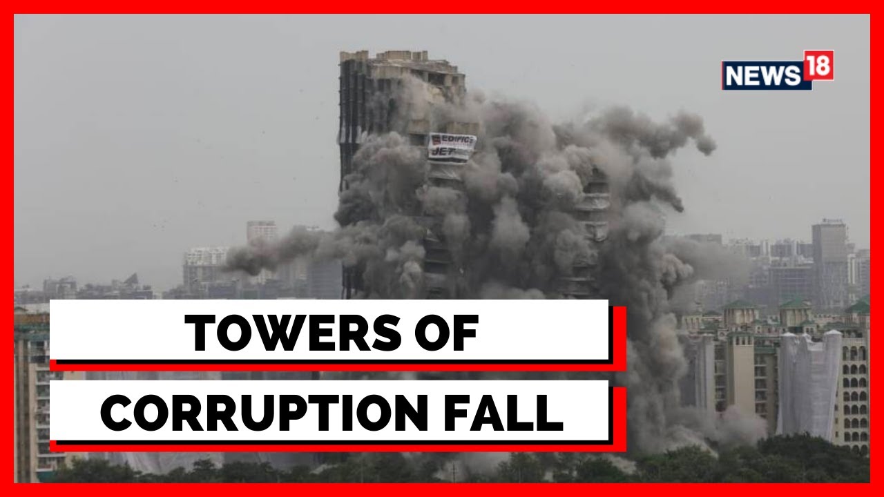 Twin Towers Demolition Live | Noida Supertech Towers Update | Latest News | News18 | English News