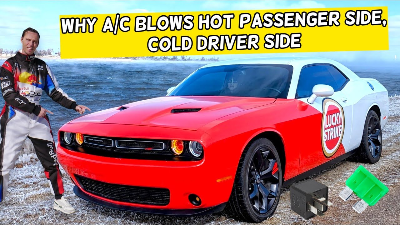 WHY AC AIR CONDITIONER BLOWS HOT PASSENGER SIDE DASH AIR VENT, COLD DRIVER SIDE DODGE CHALLENGER