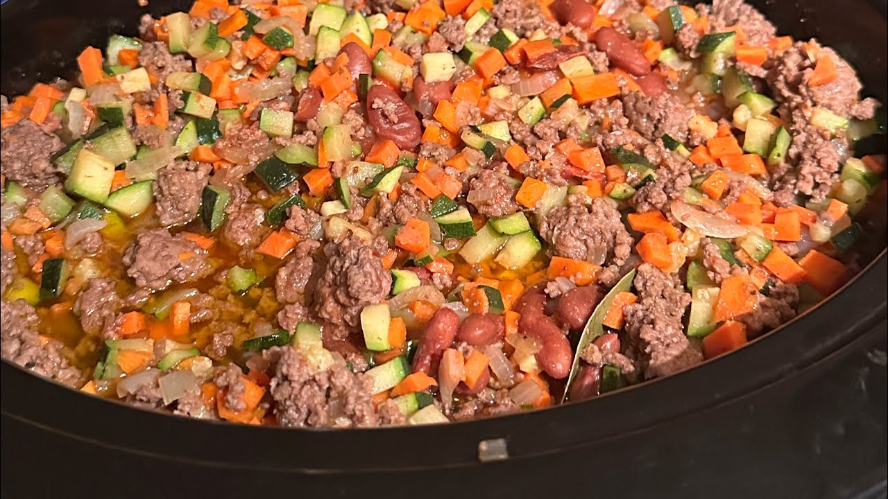 Cooking chili for tomorrow