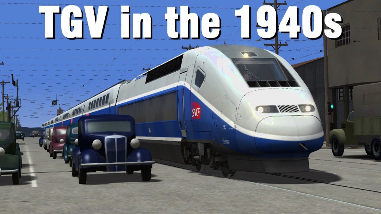 Train Simulator 2017 — TGV на междугородней линии 1940-х годов
