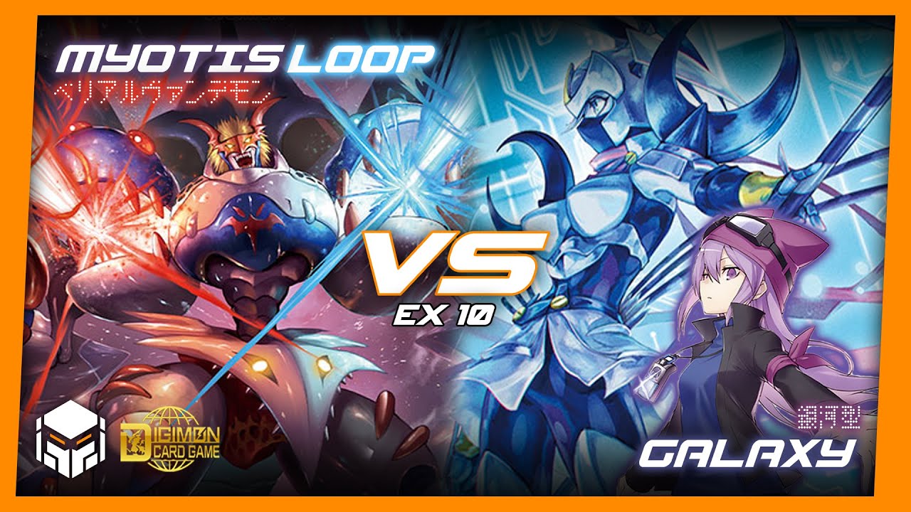 MaloMyotismon Loop vs Galaxy [Digimon Card Game & TCG EX10]