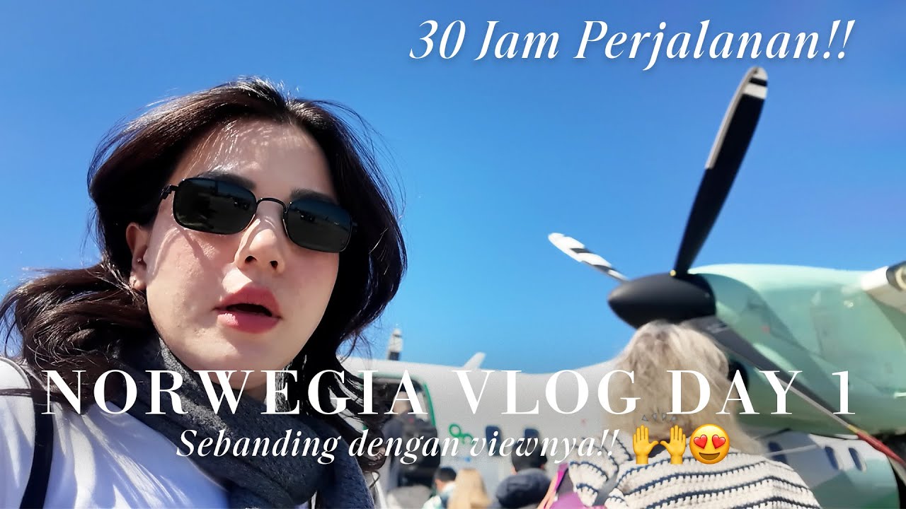 NORWEGIA VLOG DAY 1: 30 jam perjalanan, sebanding dengan viewnya!! 😍🙌🏻