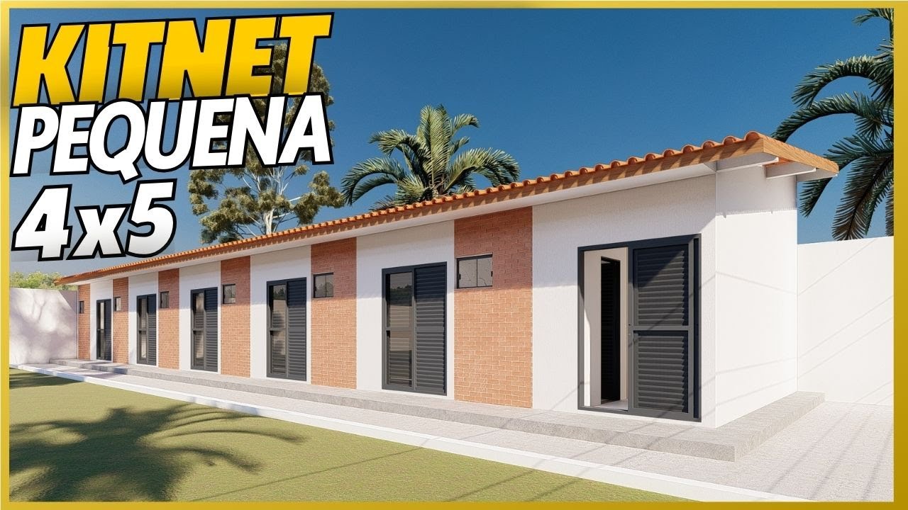 4X5 KITNET PEQUENA | Kitinet com 20m&sup2;