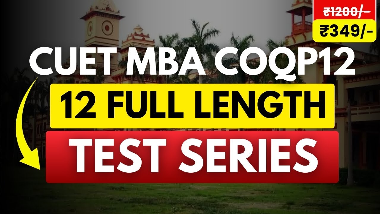 CUET PG MBA 2025 TEST SERIES | BIGGEST OFFER IN CUET PG TEST SERIES✅