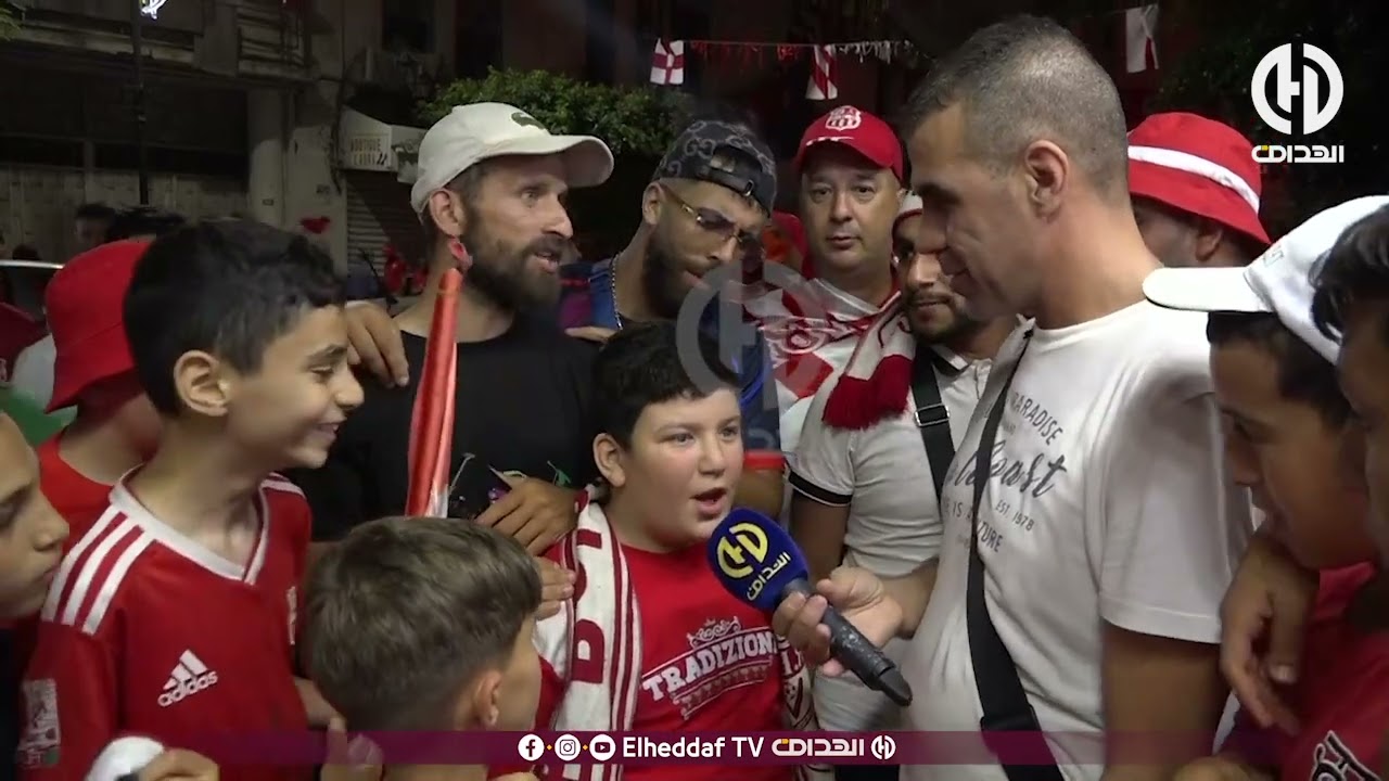 مراسل قناة الهداف يرصد لنا فرحة أنصار فريق شباب بلوزداد بعد التتويج بكأس الجمهورية