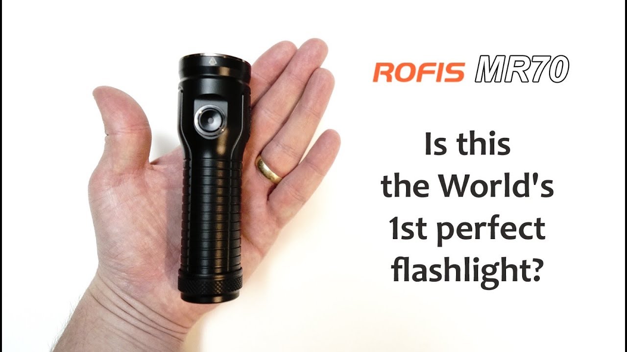 ROFIS MR70 - 3,500 lumens - Side light - USB input/output - GITD bezel - battery included!!!!