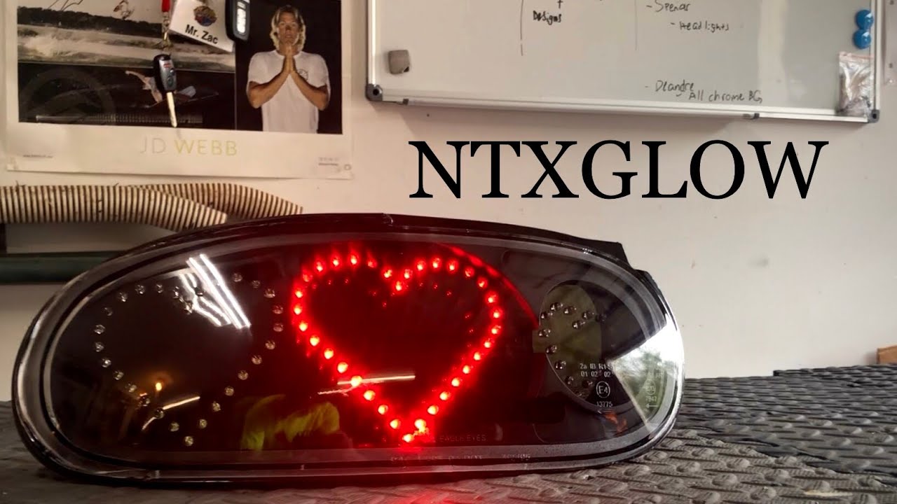 Miata heart tail lights - NTXGLOW