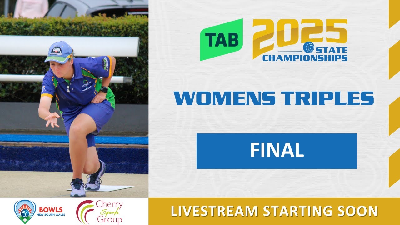 📺 LIVE | TAB State Championships | Womens Triples - Final