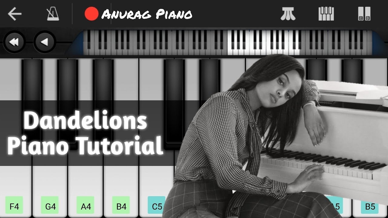 Dandelions (Ruth B) Piano Tutorial | Piano Cover | Perfect Piano