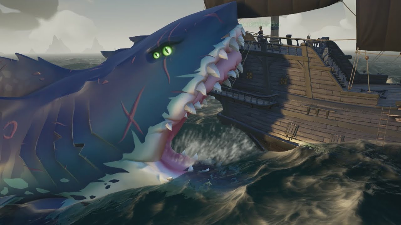 MEGALODON! Sea of Thieves - Hungering Deep Boss