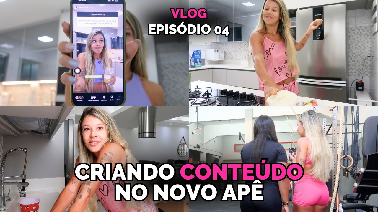 VLOG 04: Criando o HÁBITO de criar conteúdo | Novas Parcerias no Instagram e Dicas de Conteúdo