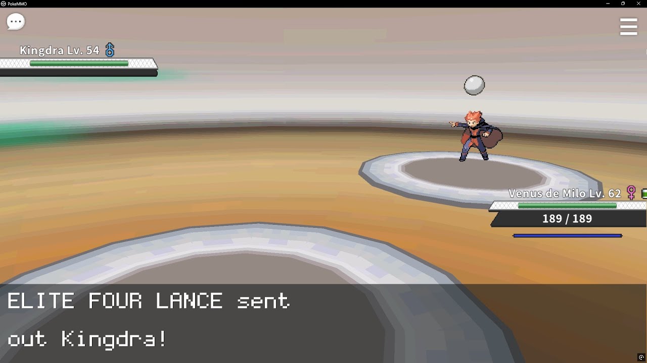 First Attempt at Indigo League in PokéMMO