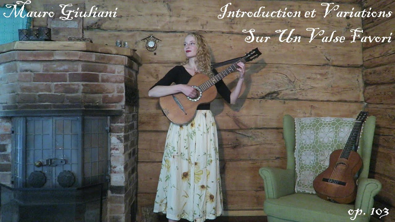 Ieva Baltmiskyte - Variations Sur Un Valse Favori op. 103 by M. Giuliani (19th century terz guitar)