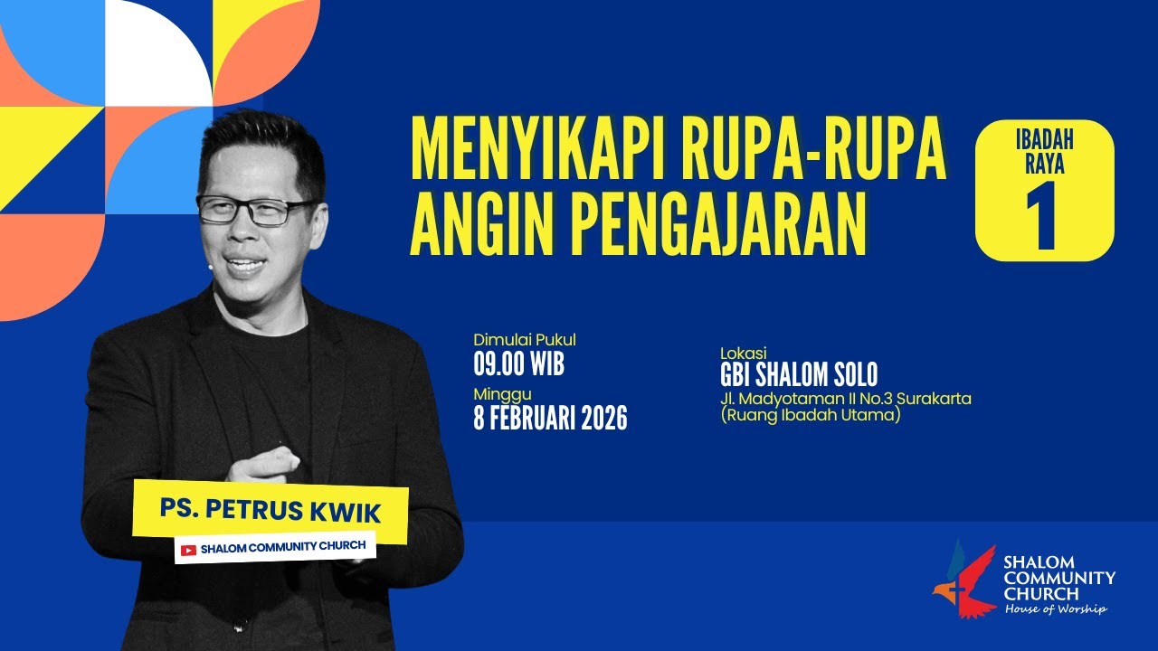 Ibadah Raya 1 SCC - Minggu, 8 Februari 2026 