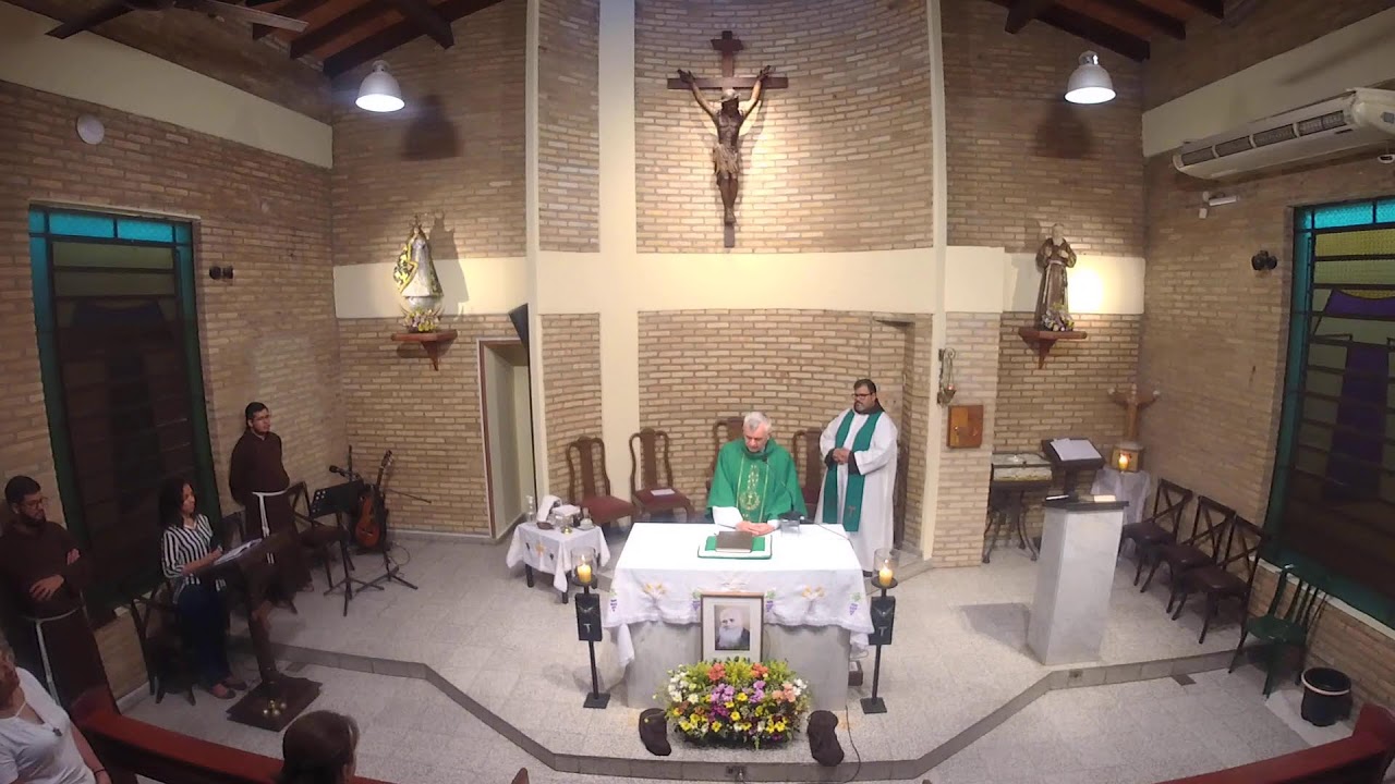 Misa diaria, desde la Capilla San Leopoldo, déjanos tus intenciones. Hermanos Capuchinos de Paraguay