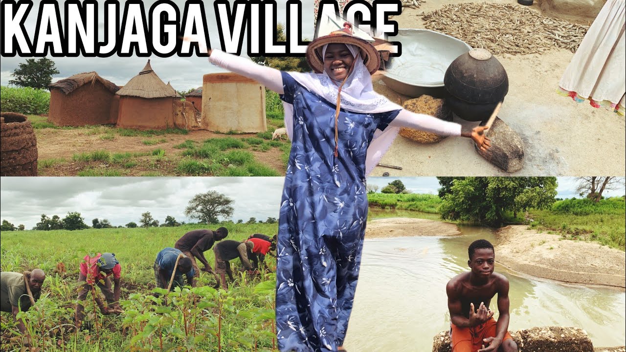 AFRICAN VILLAGE LIFE IN KANJAGA THE UPPER EAST REGION OF GHANA WEST AFRICA