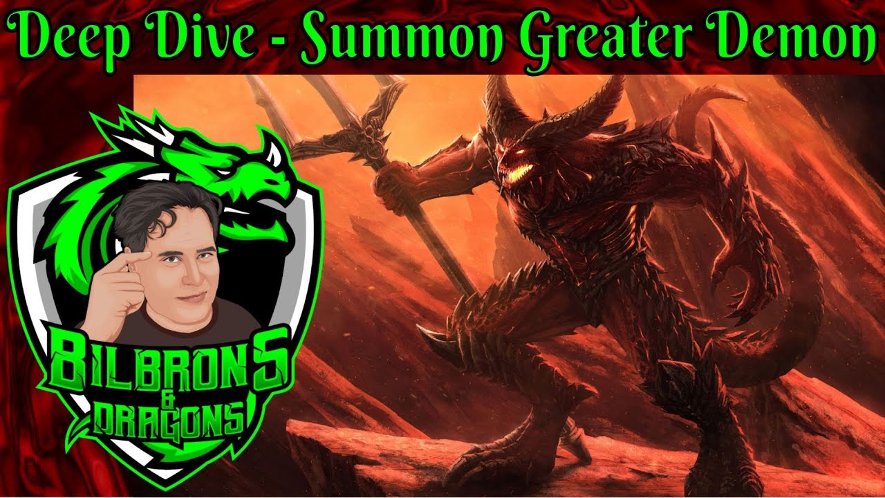 Призыв великого демона — серия «Подробное погружение» — D&D 5e
