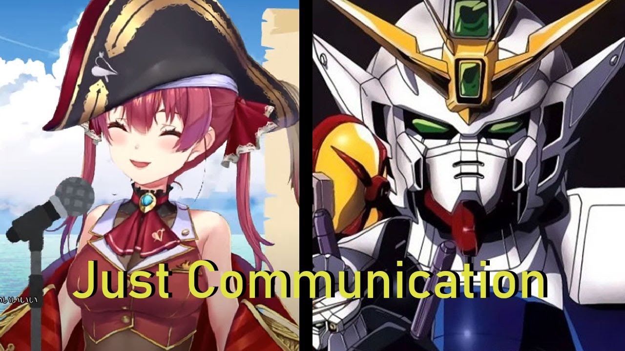 Houshou Marine sings Just Communication (Gundam Wing)