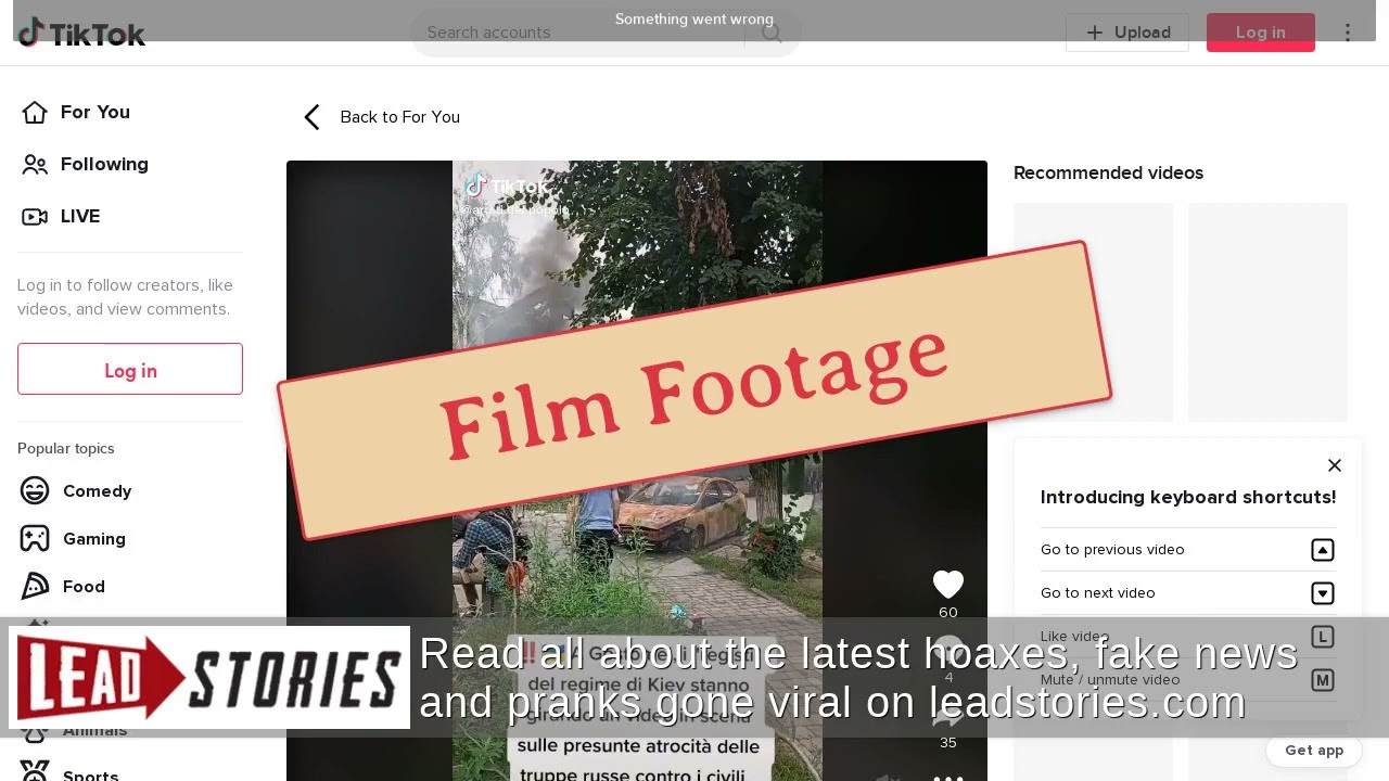 Fact Check: Video Does NOT Prove Ukrainians Are Staging Russian Attacks