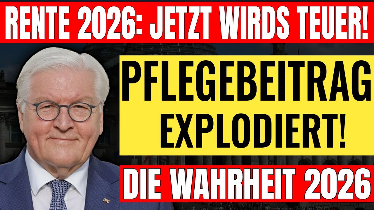 Pflege & Rente 2026: Das ist Neu ab Januar f&uuml;r Rentner