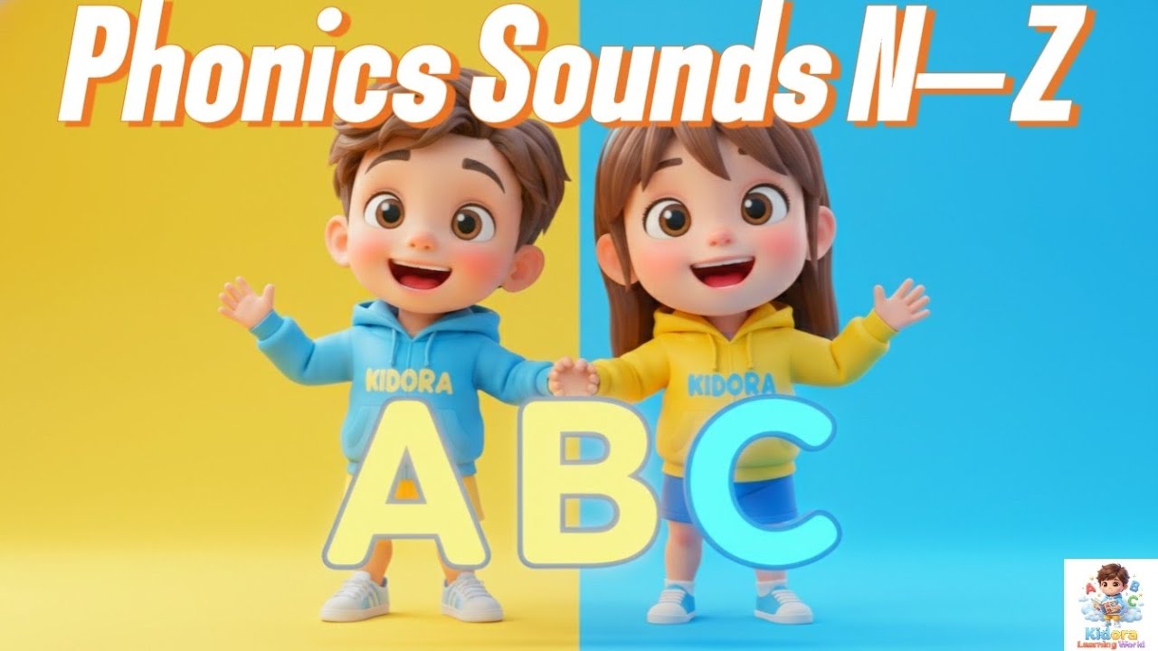 Phonics Sounds N–Z | ABC Learning Song for Kids | Preschool & Kindergarten