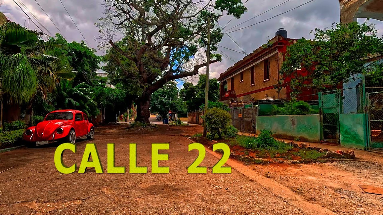 Así está AHORA la calle 22 en el Vedado en La Habana