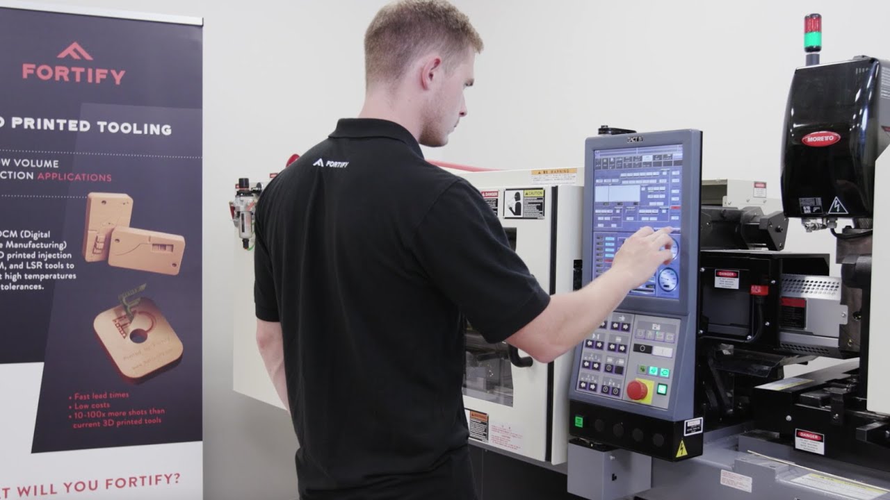 Fortify's 3D Printed Injection Mold Tools and In-House Press