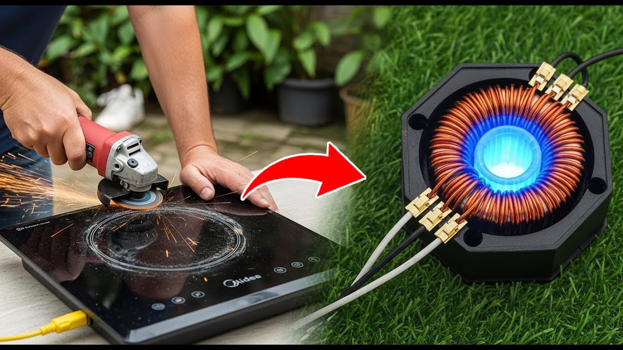 Никто не знает, что старые индукционные плиты — настоящая золотая жила! Попробуйте повторно использ