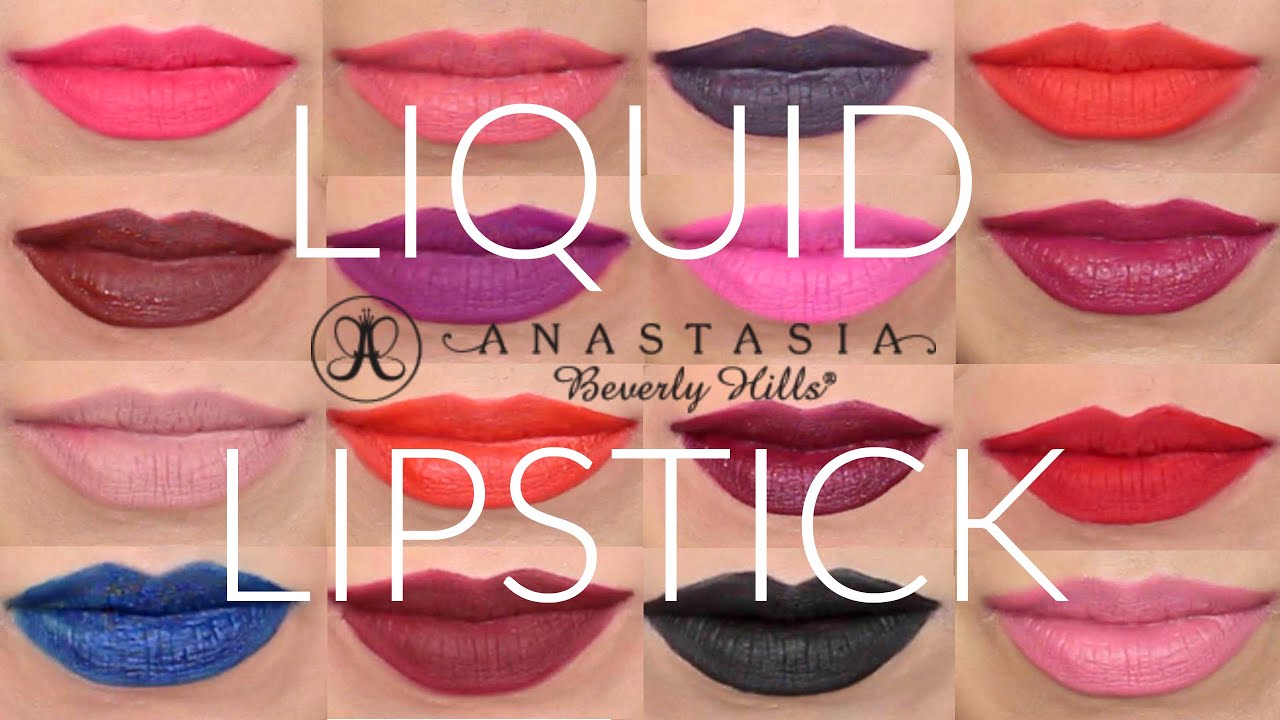 Anastasia Liquid Lipstick Swatches + Review - TrinaDuhra