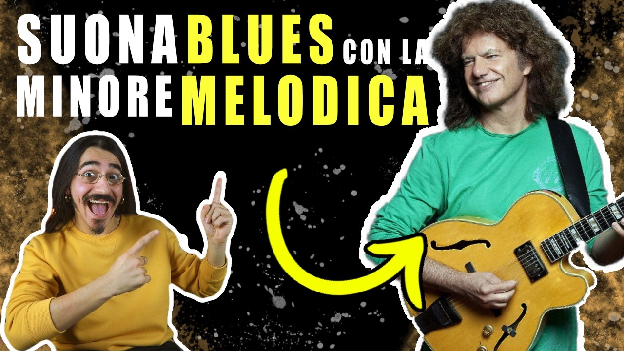 BLUES Chitarra Elettrica: Improvvisazione ed Esercizi con la SCALA MINORE MELODICA!