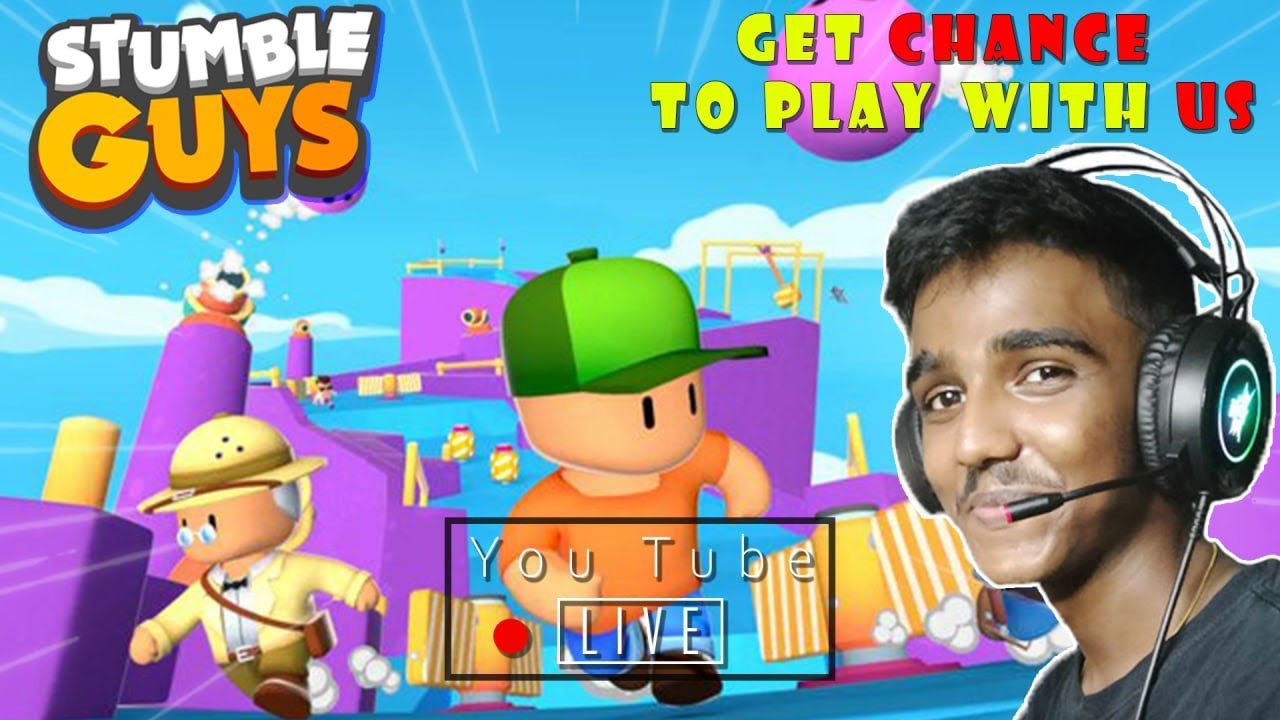 STUMBLE GUYS | LIVE || Indian Vision Gaming