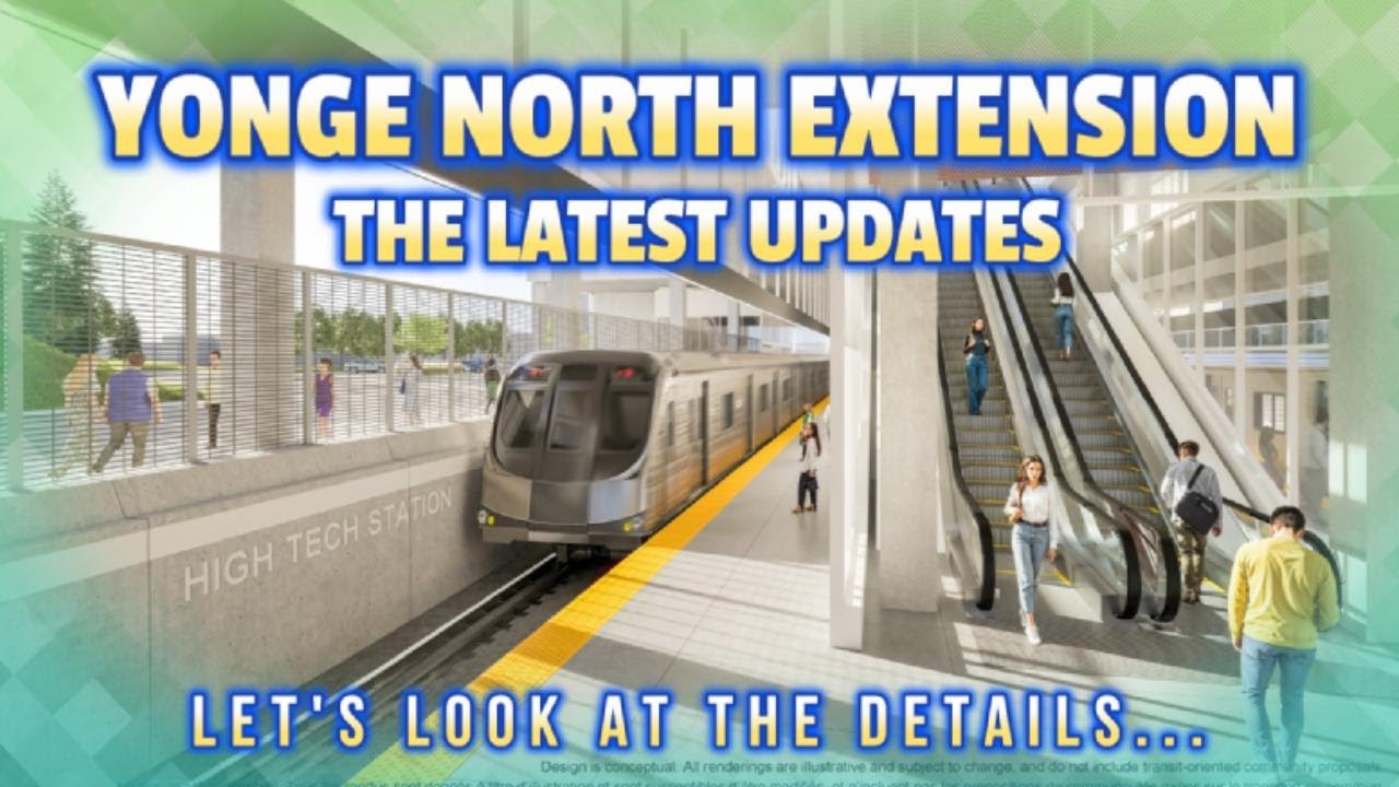 Latest News on the TTC Line 1 Yonge North Subway Extension from Toronto to Richmond Hill
