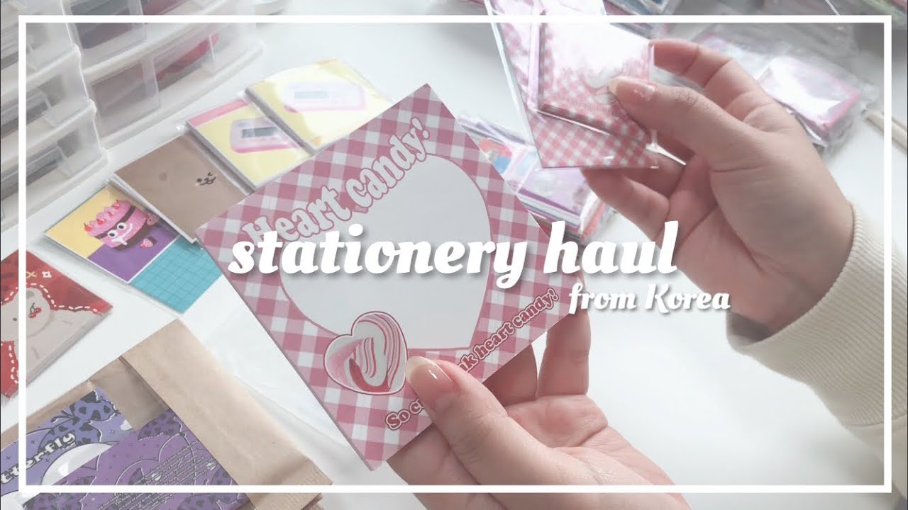 ［haul］📦 韓国紙もの購入品 | stationery haul from KOREA 🇰🇷