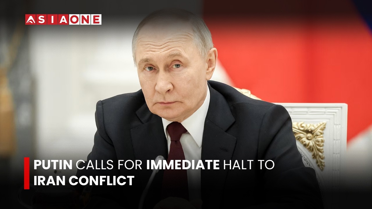 Putin Calls for Immediate Halt to Iran Conflict | Asia One News