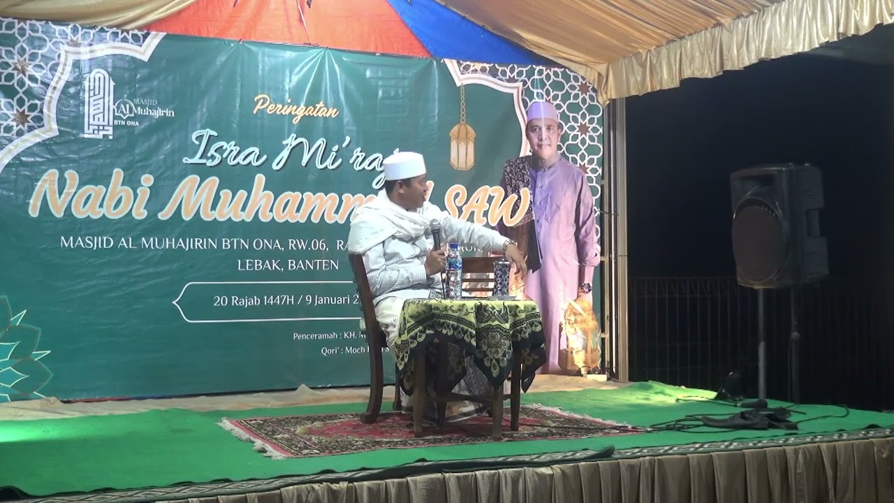 Peringatan Isra Mi'raj Nabi Muhammad SAW, Masjid Al-Muhajirin Komplek Pasir Ona RW 06,Video 2.