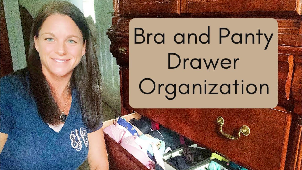 Bra and Panty Drawer Organization | Home Organization Ideas | DIY Lingerie Storage