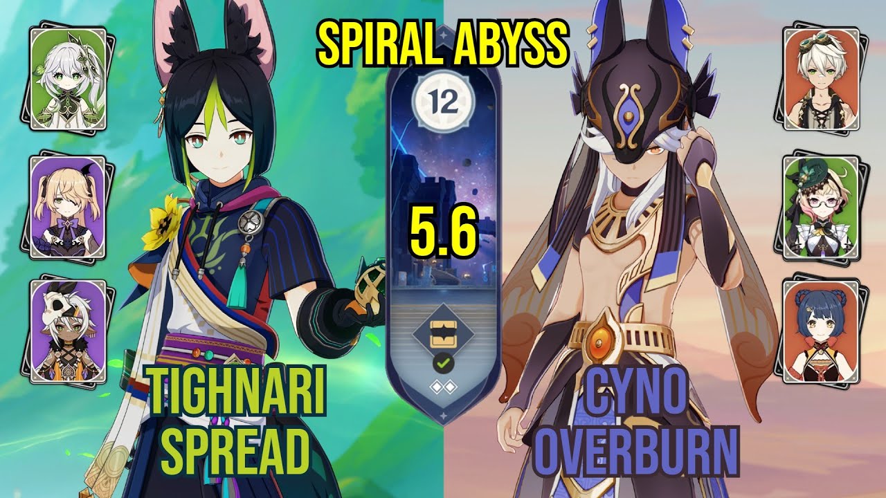 C5 Tighnari Spread + C0 Cyno Overburn | Spiral Abyss 5.6 | Genshin Impact